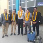 H.e Yaron Meir Ambassador of Israel in Nepal,Sana kisan officials and  Alon the project dirctor